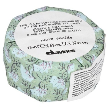 DAVINES MORE INSIDE MEDIUM HOLD FINISHING GUM średnio utrwalająca guma 75ML