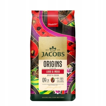 Kawa ziarnista Jacobs Crema, Origins Fusion India&Laos 2x 1kg