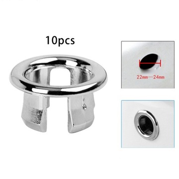 10 sztuk spustowy pokrywa przelewowa Vanity zlew p