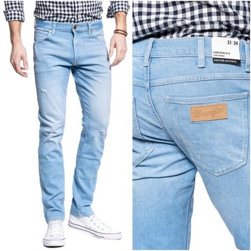 Męskie spodnie jeansowe dopasowane Wrangler LARSTON W33 L34