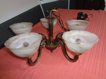 Żyrandol włoski Murano