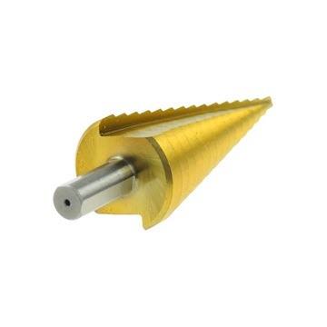 WIERTŁO STOPNIOWE STOŻKOWE HSS POWLEKANE TYTANEM 4-32 MM