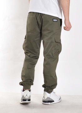 Spodnie M Bossline Cargo Jogger joggery army khaki