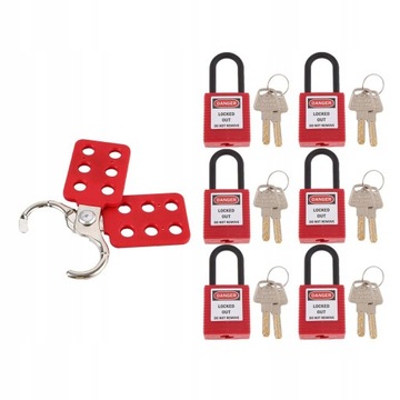 Heavy Duty Lockout Hasps Tagout Kit Kłódka z