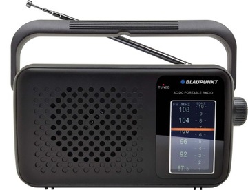 RADIO KUCHENNE SIECIOWE BATERYJNE PRZENOŚNE BLAUPUNKT czarne