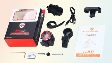 ВЕЛОСИПЕДНАЯ ЛАМПА, СТОП-СИГНАЛ, ВЕЛОСИПЕД СИГНАЛИЗАЦИЯ, СИЛЬНЫЙ СВЕТ, ДАТЧИК ДВИЖЕНИЯ, ДИСТАНЦИОННОЕ УПРАВЛЕНИЕ