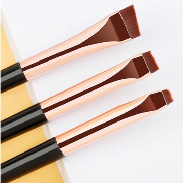 Набор скошенных кистей для макияжа глаз, бровей, подводки для глаз и линий хны Seol.