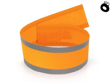 Светоотражающая повязка + ваш собственный логотип.