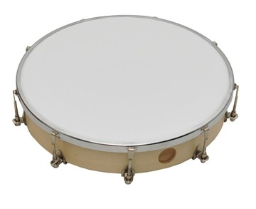 ДЕРЕВЯННЫЙ БАРАБАН С РЕГУЛИРУЕМЫМ НАТЯЖЕНИЕМ 10 ДЮЙМОВ + БИРКИ