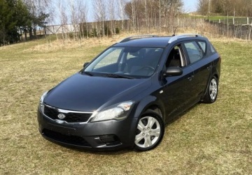 Kia Ceed I SW Facelifting 1.4 DOHC CVVT 90KM 2010 Kia Ceed LPG oryginalny lakier, ZERO KOROZJI, klimatyzacja, 1.4 Benzyna