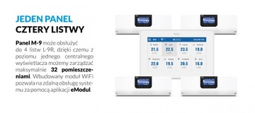 Проводная панель управления TECH M-9R + модуль Wi-Fi