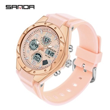 SANDA Luxury Ms LED Digital Sport Watch Fashion