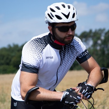 Короткие гелевые велосипедные перчатки для езды на велосипеде - M