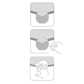 Защитные уголки для мебели Эффективная защита для детей, прозрачные, 4 шт.