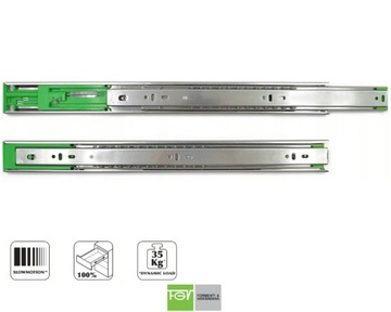 FGV - Prowadnica kulkowa H-45mm L-450mm miękki domyk L+P