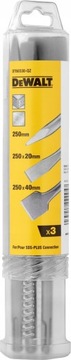 DeWALT острое долото 3шт SDS plus 250мм DT60330