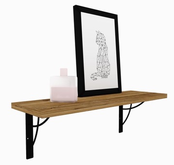 PÓŁKA LOFT RUSTYKAL INDUSTRIAL PODPÓRKA NEO 80CM