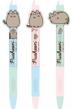 3x DŁUGOPIS PUSHEEN WYMAZYWALNY 0,5 mm Bambino Kot PUSZIN