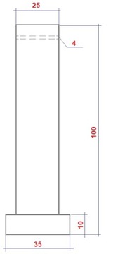 Штифт крепления привода, штифт 25 мм со шплинтом