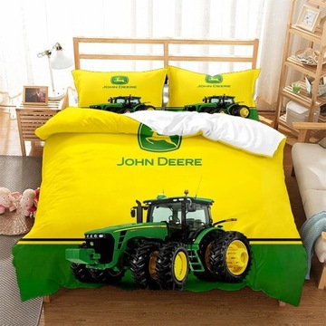 3D КОМПЛЕКТ ПОСТЕЛЬНОГО ПРИНАДЛЕЖНОСТИ 160х200 JOHN DEERE 3 ПРЕДМЕТА.