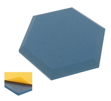 Pianka wygłuszająca PLASTER MIODU panel akustyczny SAMOPRZYLEPNY 25cm/5cm