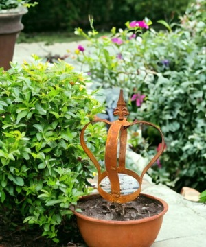 Корона 1 шт. украшение подсвечник садовый цветочный горшок крышка подставка для цветов украшение 3в1