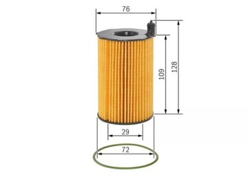 BOSCH F026407122 FILTR OLEJE