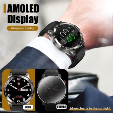 МУЖСКИЕ СМАРТ-ЧАСЫ AMOLED TALKS 1,43 дюйма 466x466 NFC