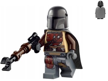 LEGO STAR WARS - Mandalorian Din Djarin Mando + broń ! 75292 sw1057