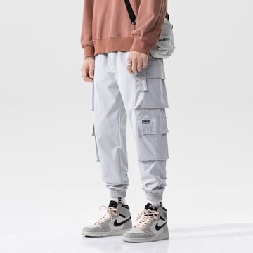 Men Sweatpants Hip Hop Streetwear Cargo Pants Spri