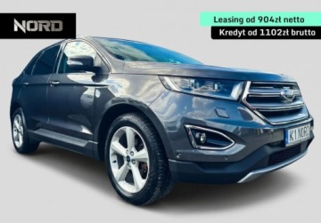 Ford Edge II SUV 2.0 TDCi Twin-Turbo 210KM 2016 Ford Edge Bezwypadkowy, FV23, 4x4, Titanium, KredytowanieLeasing, gwarancja