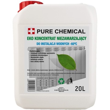 GLIKOL PROPYLENOWY KONCENTRAT DO C.O -60°C EKO 20L