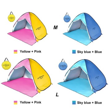 Синяя палатка для кемпинга на 1-2 человека на открытом воздухе