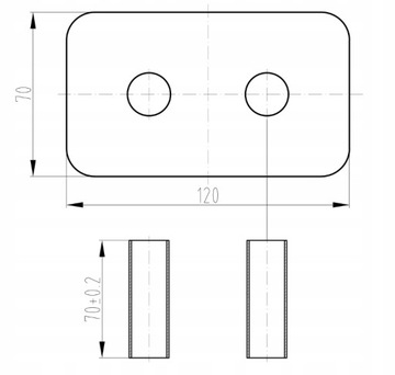 НАБОР МАСКИРОВКИ ДВОЙНАЯ РОЗЕТКА С ХРОМИРОВАННЫМИ РУКАВАМИ