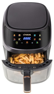 POLSKA FRYTOWNICA BEZTŁUSZCZOWA AIR FRYER 5502 + AKCESORIA
