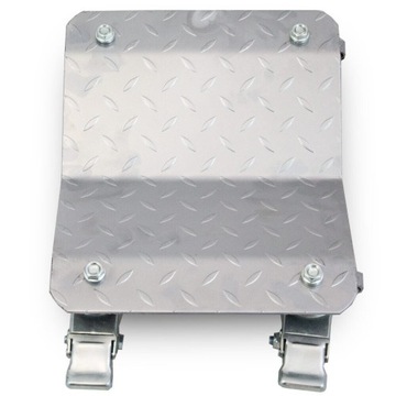 Комплект из 4 стальных маневровых тележек на колесах, 680 кг/1 шт.