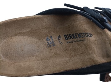 Birkenstock Arizona, klapki męskie, czarne, r.41