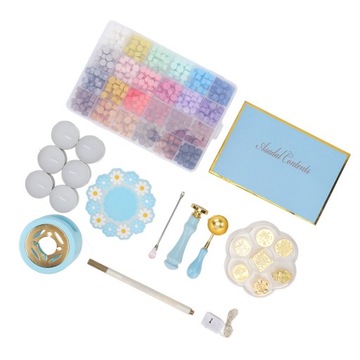 Набор для сургучной печати, 24 цвета, ложка для создания блеска в стиле ретро своими руками FE