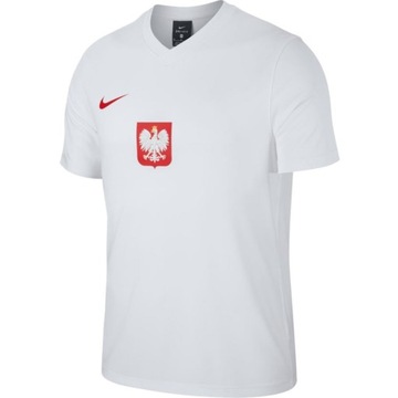 Koszulka Nike Poland BRT Ftbl Top SS CD0876 100 biały M