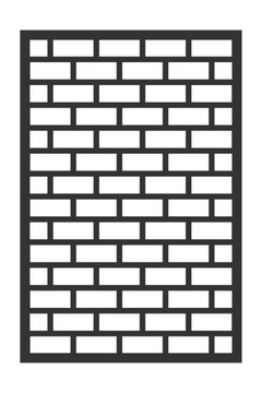 Panel dekoracyjny mdf nie malowany wzór 17