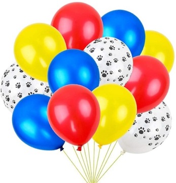BALONY zestaw PAW PSI PATROL łapki pieska