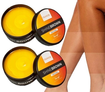 2x50g. KREM PRZYŚPIESZAJĄCY OPALANIE - SOFT SHINE BROWN OUHOE 100g.