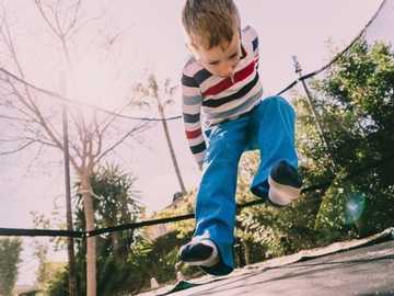 прочный САДОВЫЙ батут с сеткой 305 см 10 футов