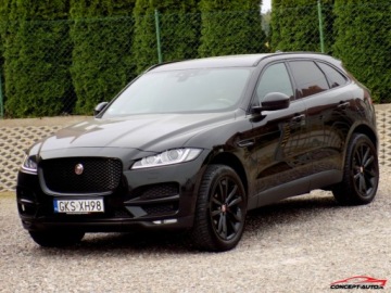 Jaguar F-Pace SUV 2.0 i4D 180KM 2017 Jaguar F-Pace BLACK 180KM 4x4 Kamera Led Skora Ambiente 2.0 Diesel 180KM, zdjęcie 6