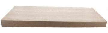 Półka ścienna NATURALNA z ukrytym mocowaniem 57 cm