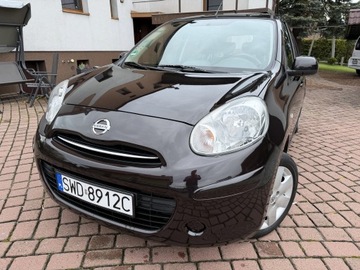 Nissan Micra IV Hatchback 5d 1.2 80KM 2011 Nissan Micra TYLKO 134tyśkm 1WŁAŚCICIEL 1.2B CLIMATRONIC 2011 ZADBANA Tekna, zdjęcie 14