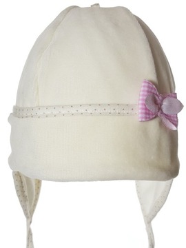 Велюровая шляпа, привязанная к ушам, для новорожденной детской кепки 7 цветов