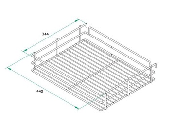 REJS Kosz Magic Corner Maxima Classic 100 Lewy GR