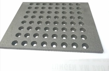КАМИННАЯ РЕШЕТКА МАССИВНАЯ ЧУГУННАЯ 30x24см