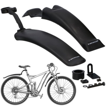2x MTB BIKE FRONT + REAR FENDER 24 - 26